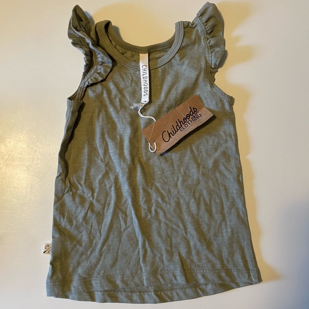 Childhoods ruffle tank 2T NWT